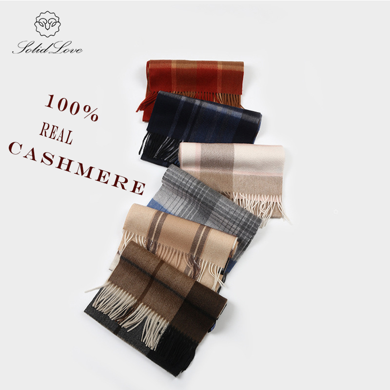 100 % Kaschmir-Schal, kariert, – Muffler Men Wool Bewertung und Preis