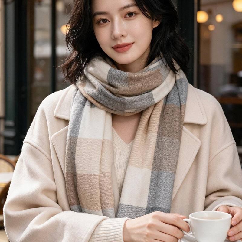 Halswärmer, verdickt, mit Mela – Infinity Scarf Knit Bewertung und Preis